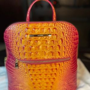 Authentic Brahmin mini backpack